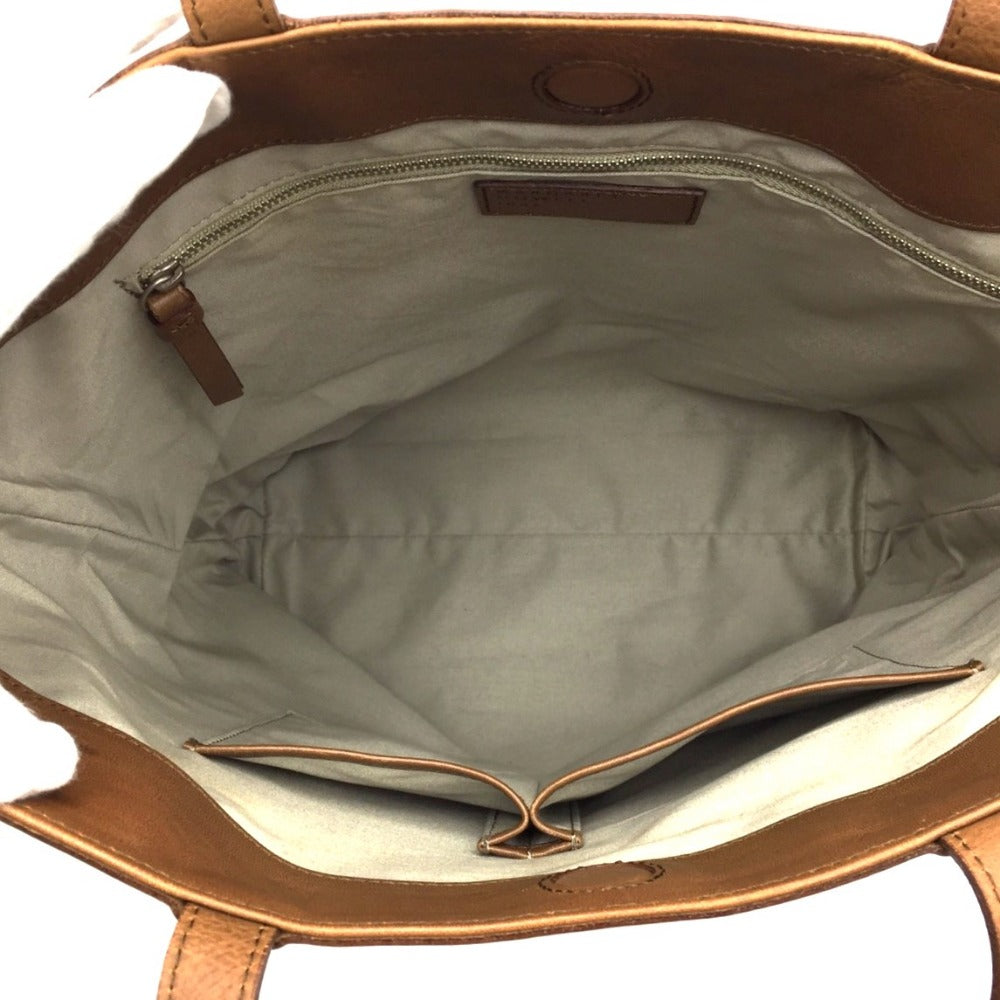 MARGARET HOWELL idea (マーガレットハウエル アイデア) トートバッグ MARGARET HOWELE idea　レザートートバッグ　キャメル 美品