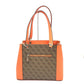 Guess (ゲス) トートバッグ GUESS　モノグラム柄トートバッグ　モノグラム×オレンジ　11220836/sk669136 美品