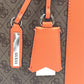 Guess (ゲス) トートバッグ GUESS　モノグラム柄トートバッグ　モノグラム×オレンジ　11220836/sk669136 美品