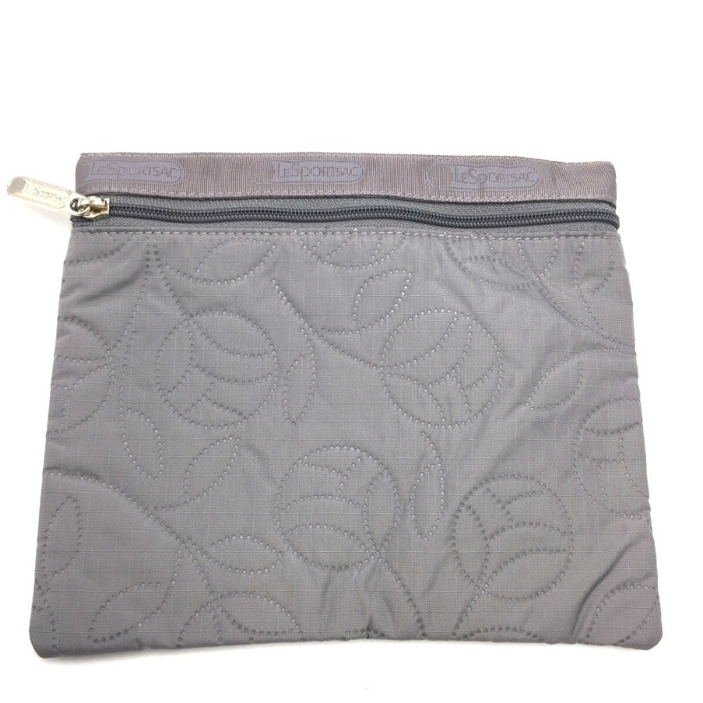 LeSportsac (レスポートサック) ショルダーバッグ Lesportsac　ショルダーバッグ　7507　キルティング グレー　ポーチ付き 美品