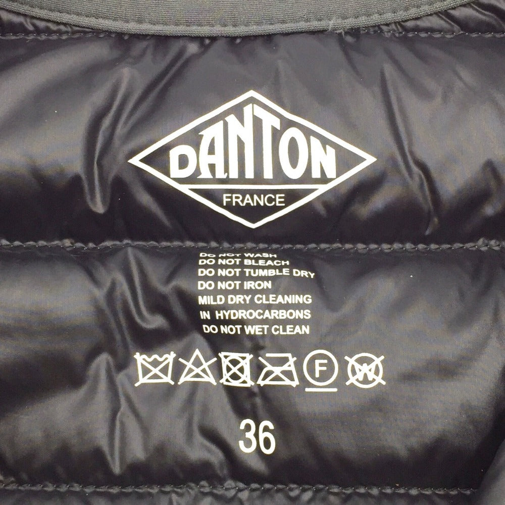 Danton (ダントン) ダウンベスト DANTON　インナーダウン ライトダウンベスト　チャコールグレー　36　S　JD-8749 美品