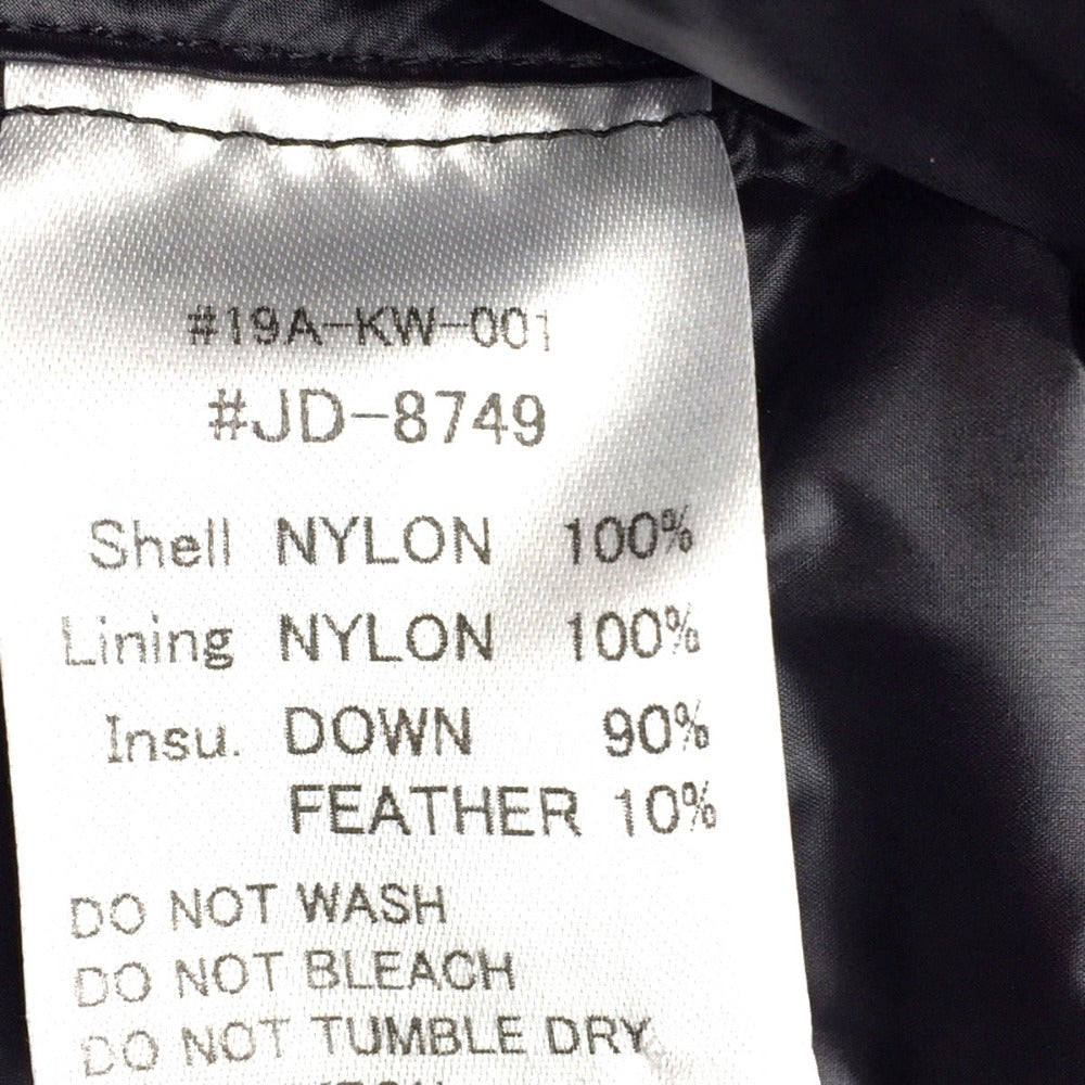 Danton (ダントン) ダウンベスト DANTON　インナーダウン ライトダウンベスト　チャコールグレー　36　S　JD-8749 美品