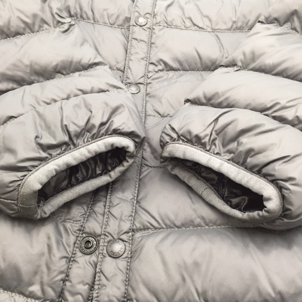 Danton (ダントン) ダウンジャケット DANTON　クールネックインナーダウンジャケット　チャコルグレー　38　M　JD-8748 美品