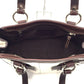 COACH (コーチ) トートバッグ COACH　オールレザー トートバッグ バイカラー　ホワイト×ブラウン　10536 美品