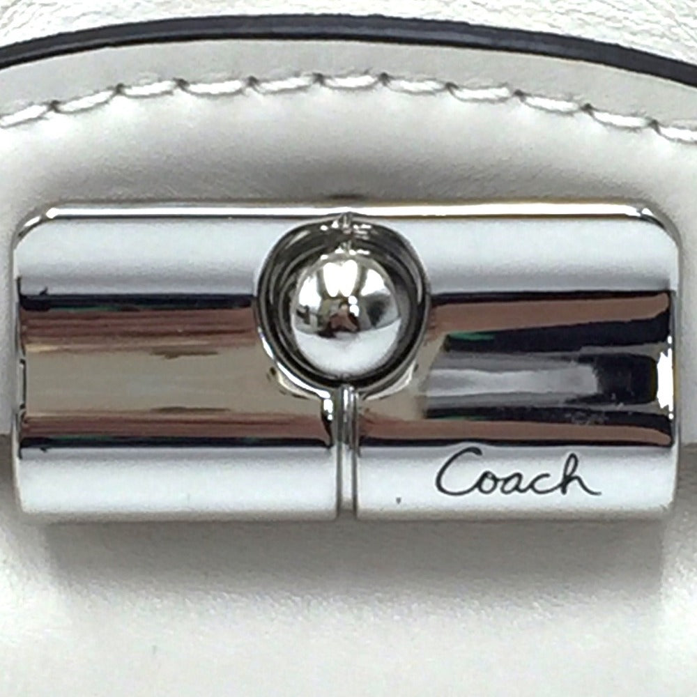 COACH (コーチ) ハンドバッグ COACH クリスティンレザー サッチェル2wayハンドバッグ ホワイト 14782