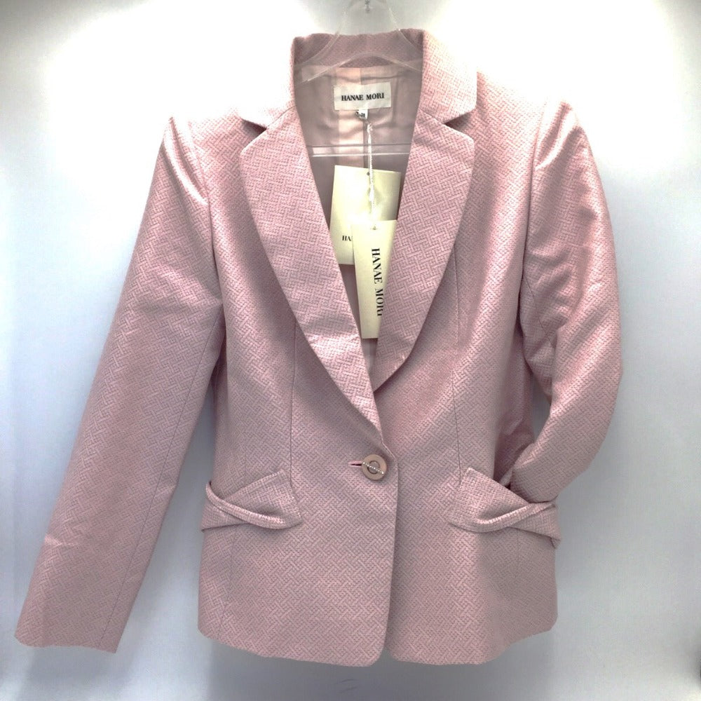 HANAE MORI 森英恵 HANAE MORI ツイードスーツ ピンク 38 ｜コンプオフ 