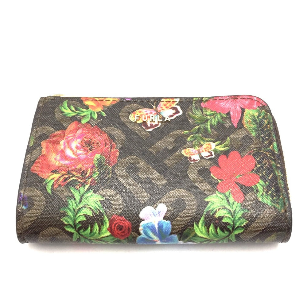 Furla (フルラ) コインケース FURLA コインケース バビロンフローラル柄 WR00123-BX0172-TCO001 美品