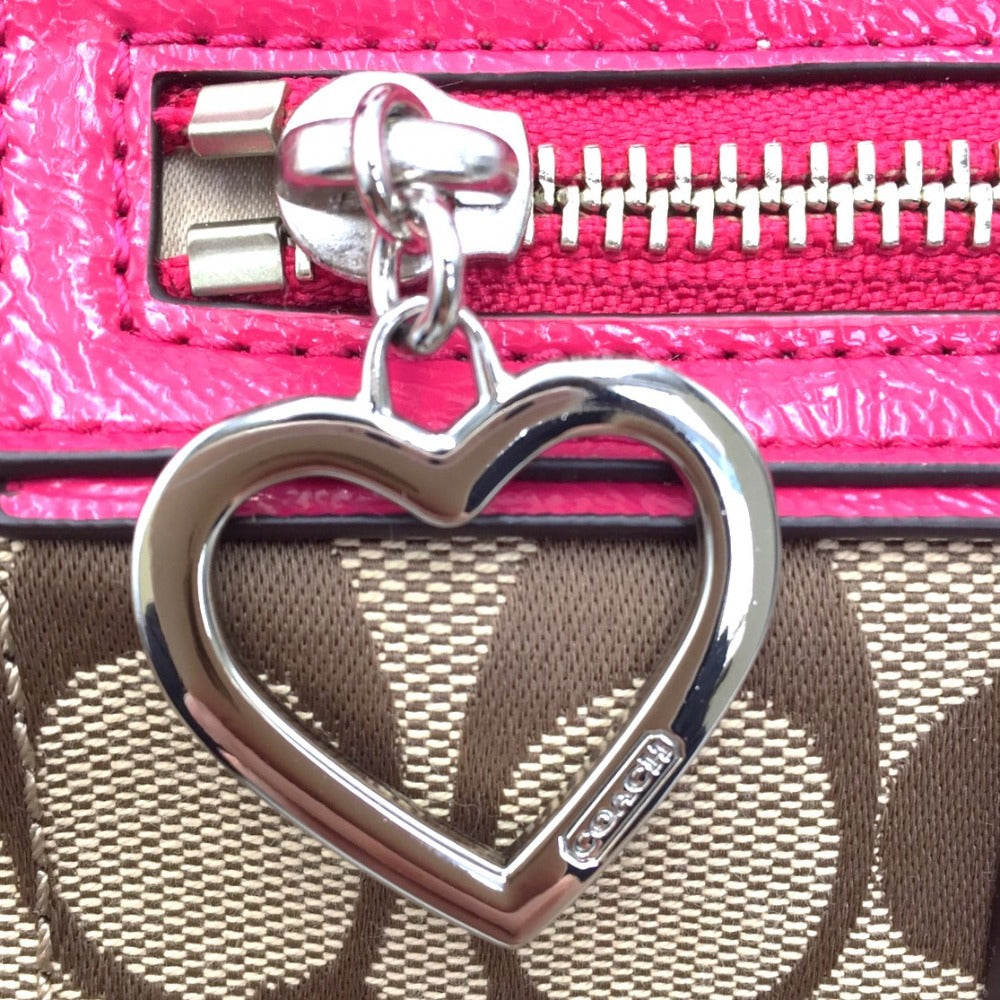 COACH (コーチ) ショルダーバッグ COACH デイジー ポピーシグネチャー スウィング ショルダーバッグ F48755 美品