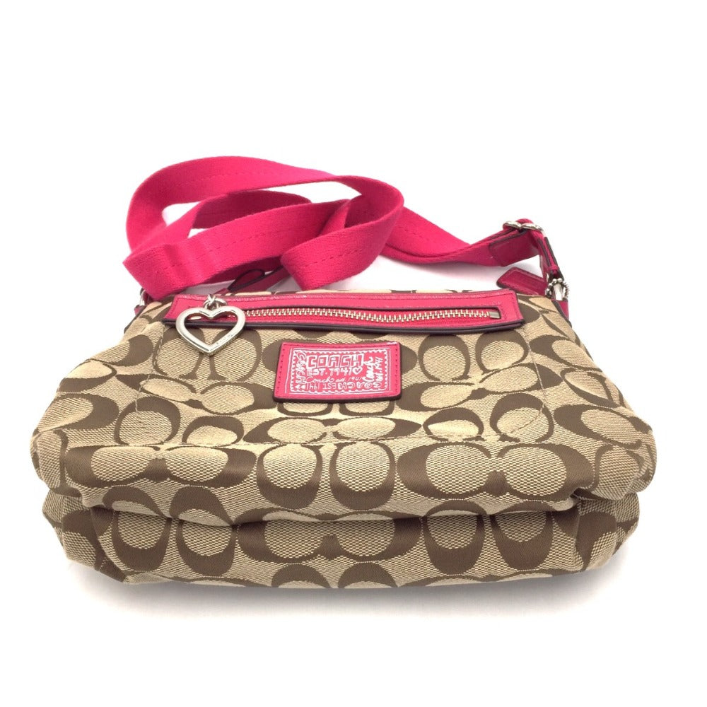 COACH(コーチ) ショルダーバッグ ポピー シグネチャーデイジースウィング F48755 ピンク レザー COACH(コーチ) / ポピーシグネチャー/デイジー/スウィング/F48755