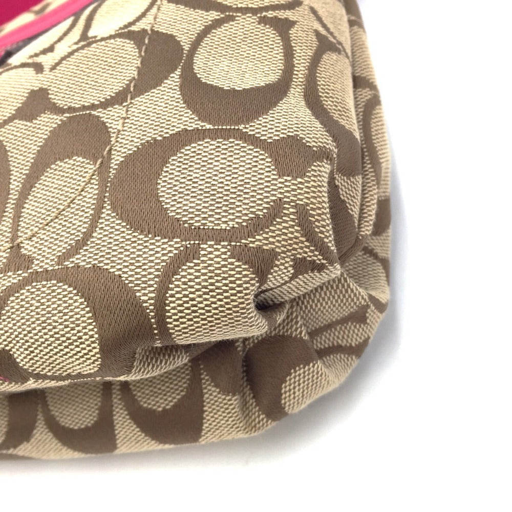 COACH(コーチ) ショルダーバッグ ポピー シグネチャーデイジースウィング F48755 ピンク レザー COACH(コーチ) / ポピーシグネチャー/デイジー/スウィング/F48755