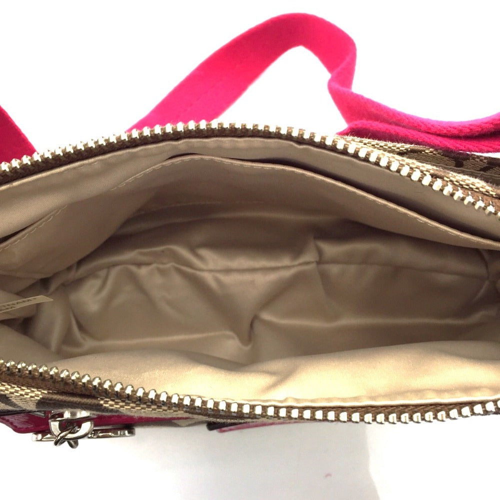 COACH (コーチ) ショルダーバッグ COACH デイジー ポピーシグネチャー スウィング ショルダーバッグ F48755 美品