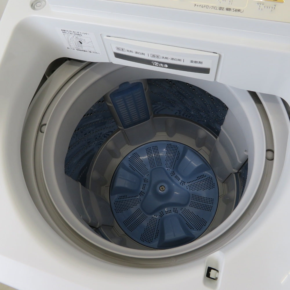Panasonic (パナソニック) 全自動電気洗濯機 NA-F7AE2 7.0kg ホワイト 2015年製 即効泡洗浄 簡易乾燥機能付 洗浄・除菌済
