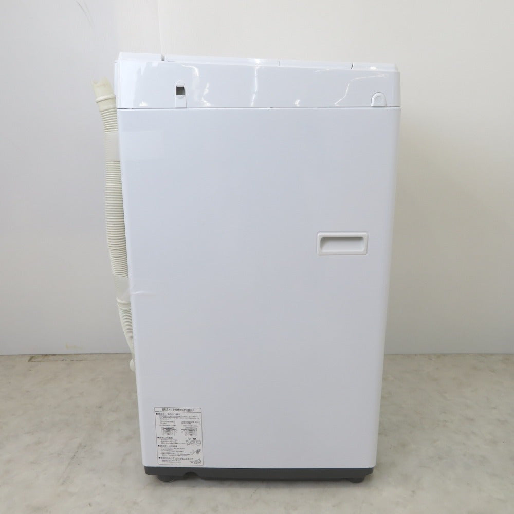 TOSHIBA (東芝) 全自動電気洗濯機 4.5Kg AW-45M5 ピュアホワイト 2017年製 簡易乾燥機能付 一人暮らし 洗浄・除菌済み