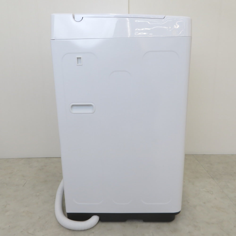 Hisence ハイセンス 全自動洗濯機 4.5kg HW-K45E 2022年製 ホワイト 洗浄・除菌済 簡易乾燥機能付 ひとり暮らし用