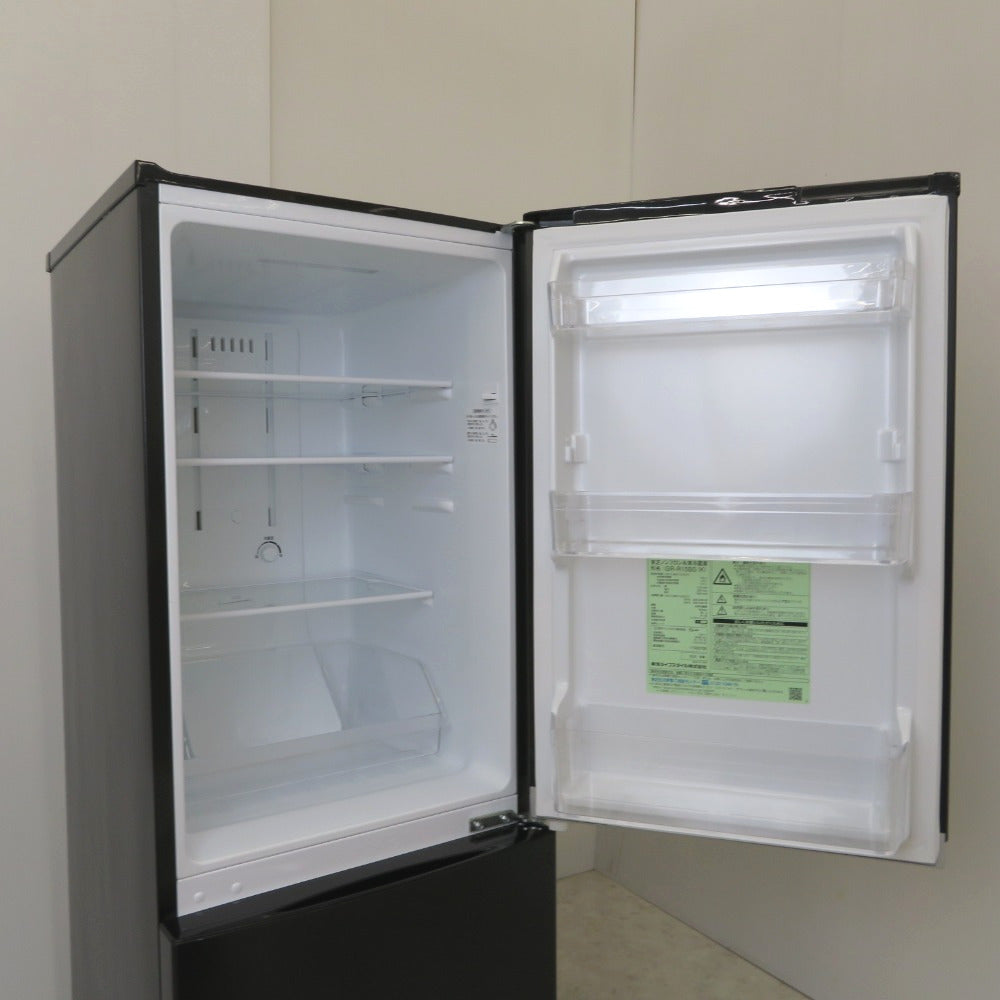 TOSHIBA 東芝 冷蔵庫 153L 2ドア GR-R15BS セミマットブラック 2020年製 一人暮らし 洗浄・除菌済み