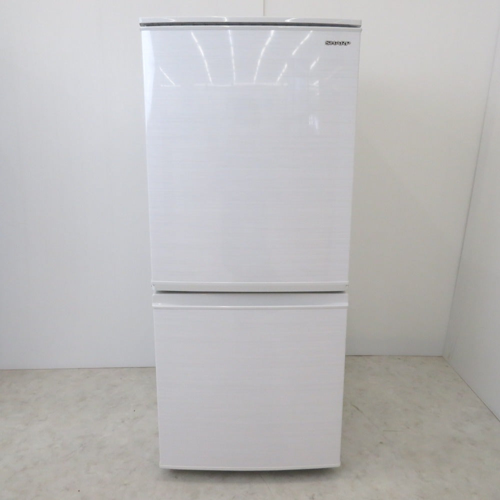 SHARP シャープ 冷蔵庫 137L ファン式 つけかえどっちもドア 2ドア SJ 