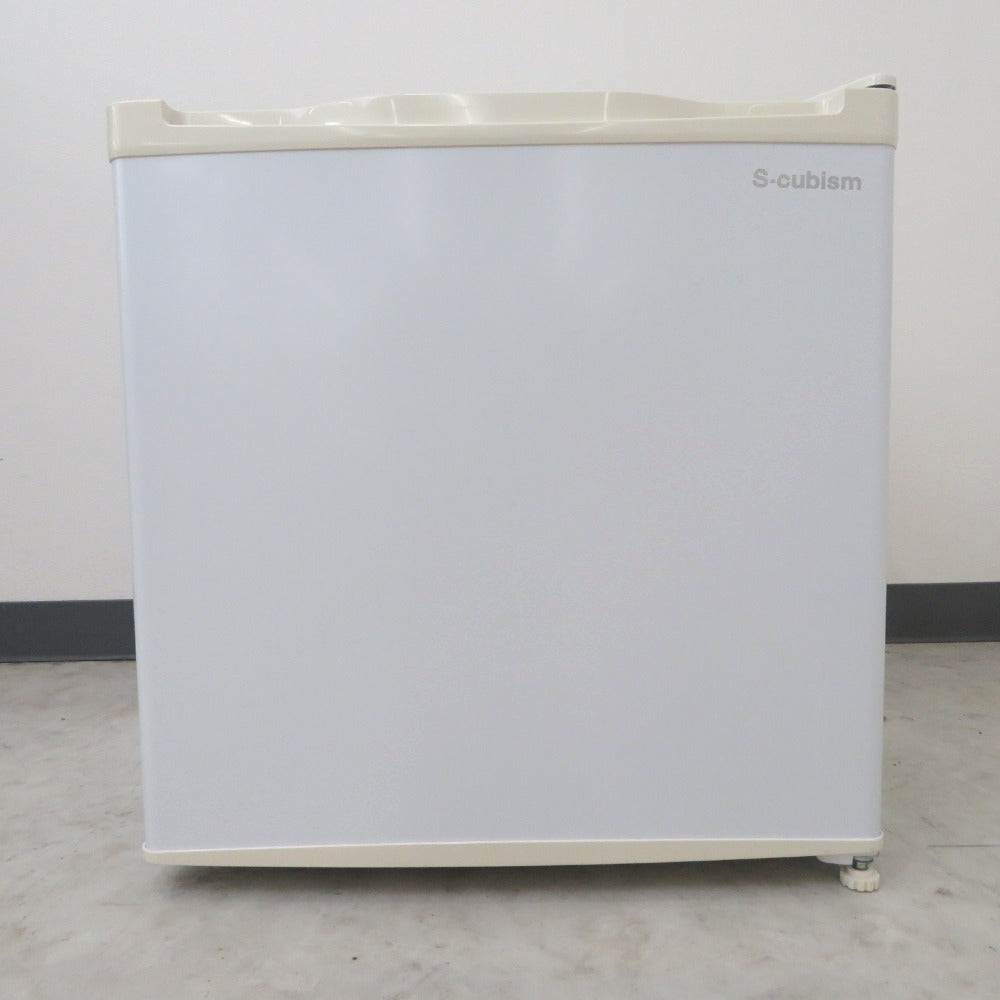 A-Stage エーステージ 冷蔵庫 46L エスキュービズム R-46WH 1ドア 付替左右開き 2018年製 ホワイト