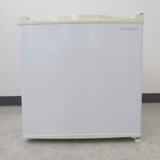 A-Stage エーステージ 冷蔵庫 46L エスキュービズム R-46WH 1ドア 付替左右開き 2018年製 ホワイト