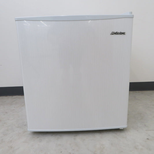 Abitelax アビテラックス 冷蔵庫 46L 2ドア 直冷式 AR-509E ホワイトストライプ 2015年製 一人暮らし 洗浄・除菌済み