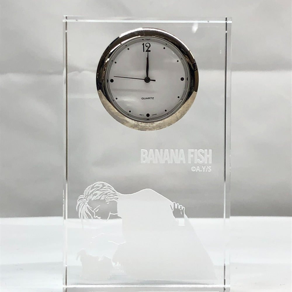 キャラクターグッズ BANANA FISH バナナフィッシュ アクリルブロック時計 時計 アッシュ
