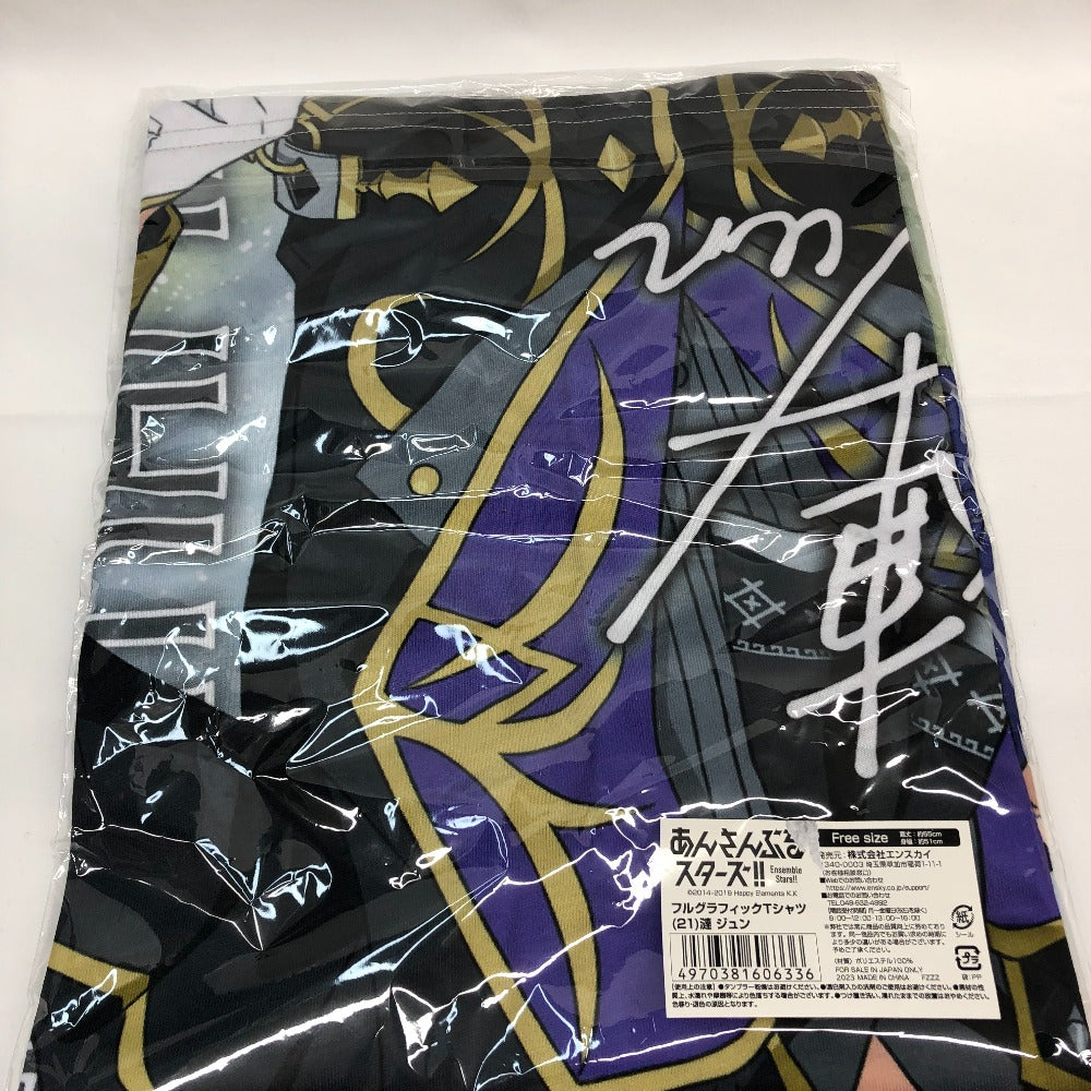 キャラクターグッズ 漣ジュン フルグラフィックTシャツ グレー フリーサイズ 「あんさんぶるスターズ!」 未使用品