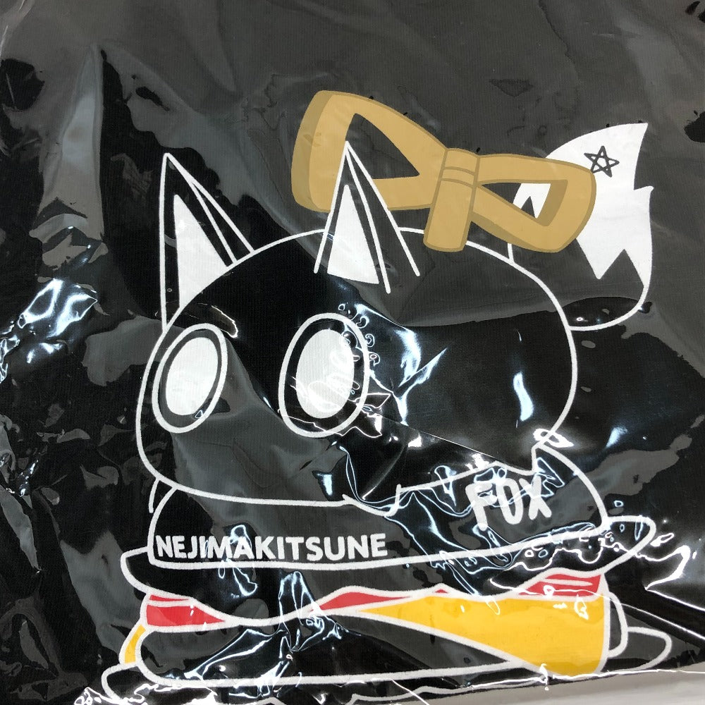 キャラクターグッズ 白上フブキ ネジマキツネTシャツ ブラック フリーサイズ 「バーチャルYouTuber ホロライブ 白上フブキ 誕生日記念2022」 未使用品