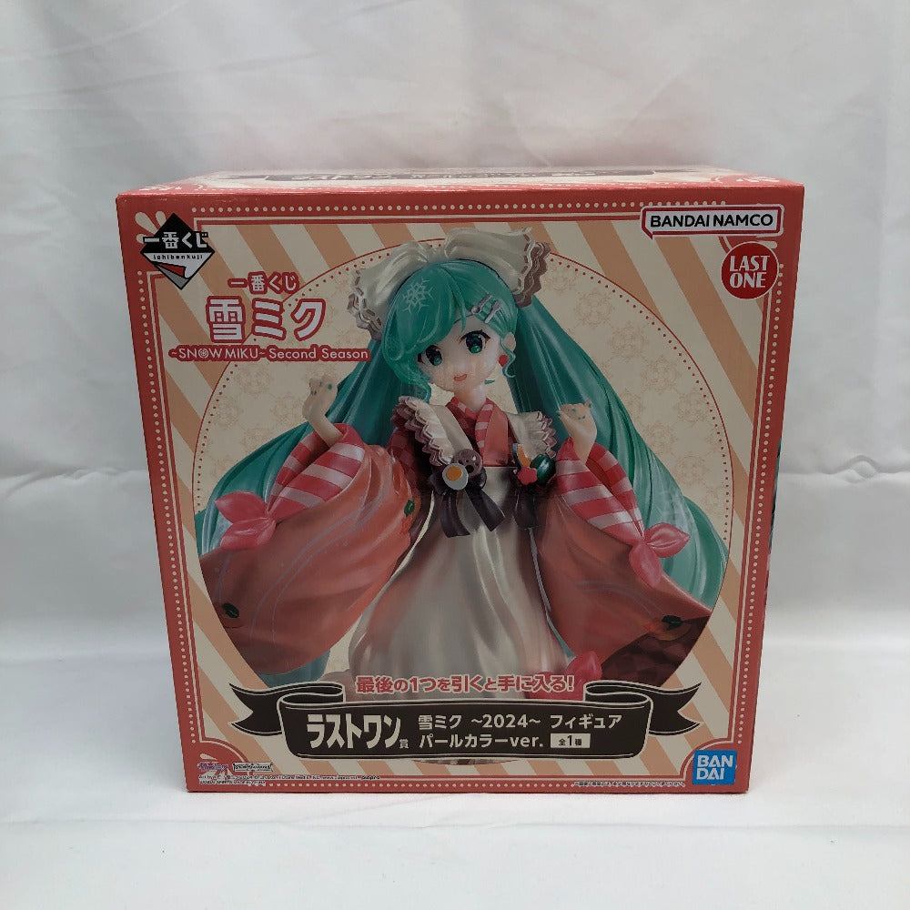 BANDAI (バンダイ 一番くじ) フィギュア 雪ミク 〜2024〜 パールカラーver. 「一番くじ 雪ミク 〜SNOW MIKU〜 Second Season」 ラストワン賞 フィギュア 未使用品