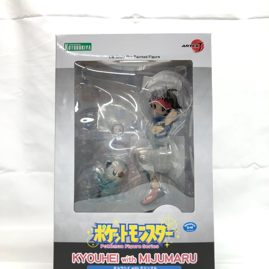KOTOBUKIYA (コトブキヤ) フィギュア ARTFX J キョウヘイ with ミジュマル 「ポケットモンスター ブラック2・ホワイト2」 1/8 PVC製塗装済み完成品 未使用品