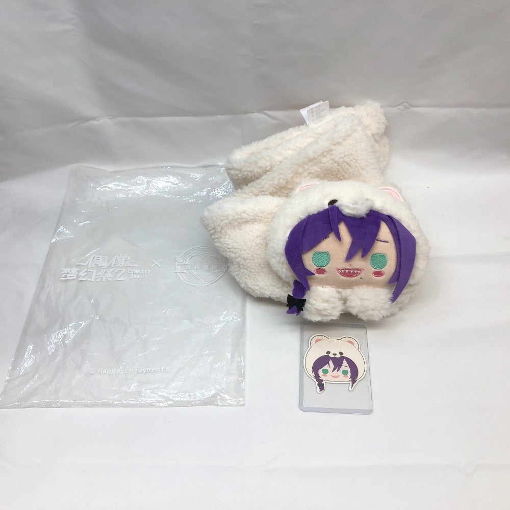 キャラクターグッズ 礼瀬マヨイ 抱き熊マフラー(熊型カード付) 「あんさんぶるスターズ!!×告白気球」 中国限定 美品