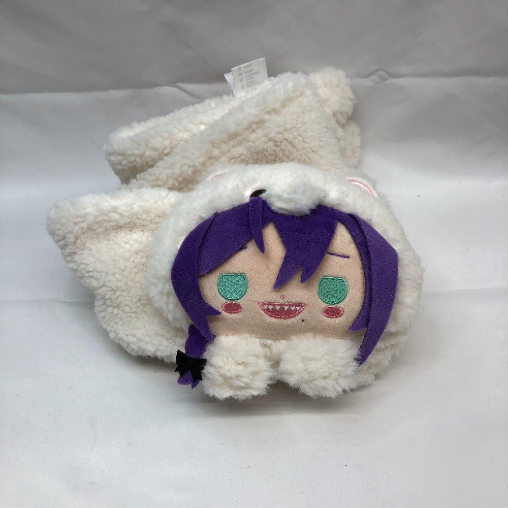 キャラクターグッズ 礼瀬マヨイ 抱き熊マフラー(熊型カード付) 「あんさんぶるスターズ!!×告白気球」 中国限定 美品