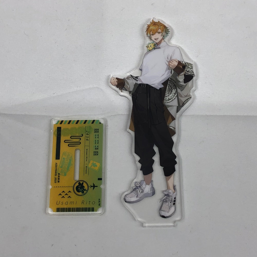 キャラクターグッズ 宇佐美リト アクリルスタンド 「バーチャルYouTuber にじさんじ ＆ NIJISANJI EN Asia Travel 2023」 美品