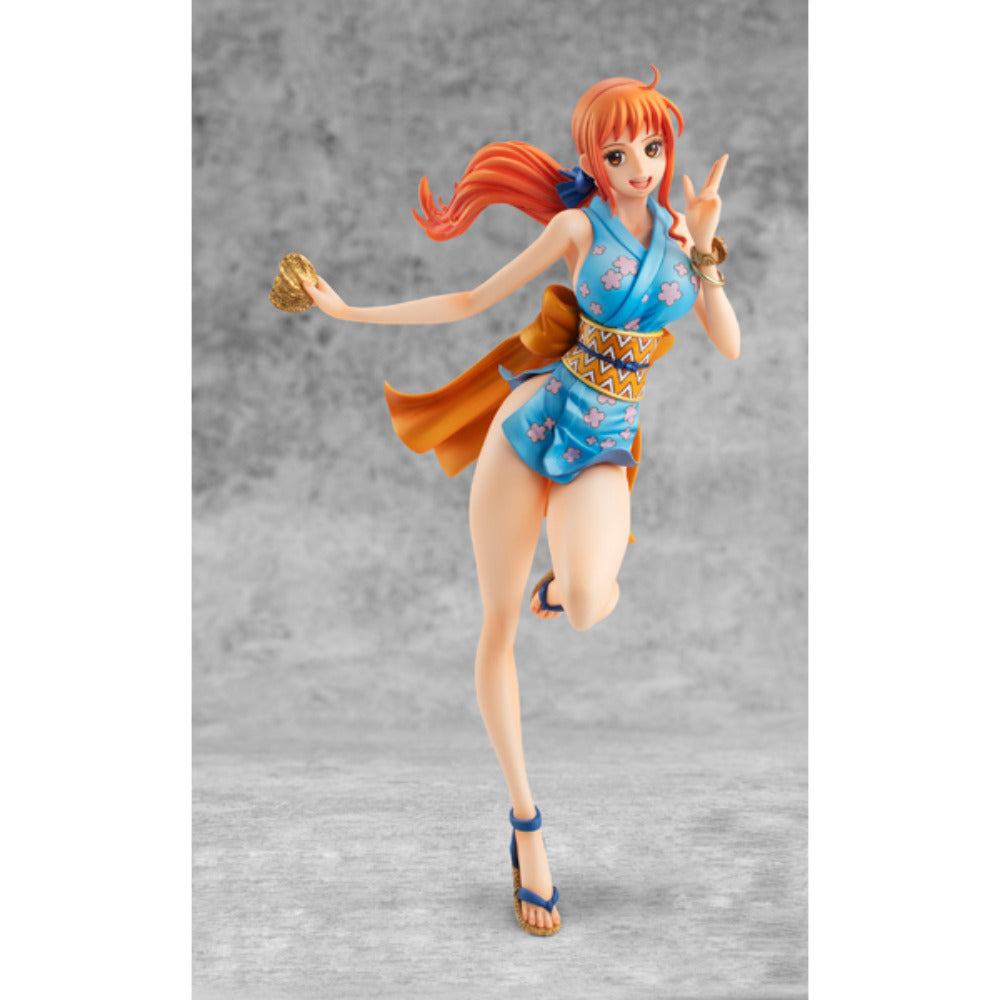 ワンピース Portrait.Of.Pirates “Warriors Alliance” 新米くノ一 おナミ 輸送箱付 MegaHouse メガハウス フィギュア 未開封品